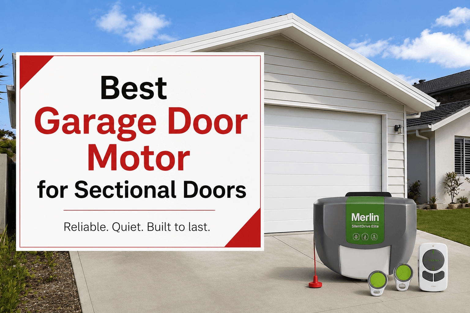 Best garagr door motor for Sectional Garage doors