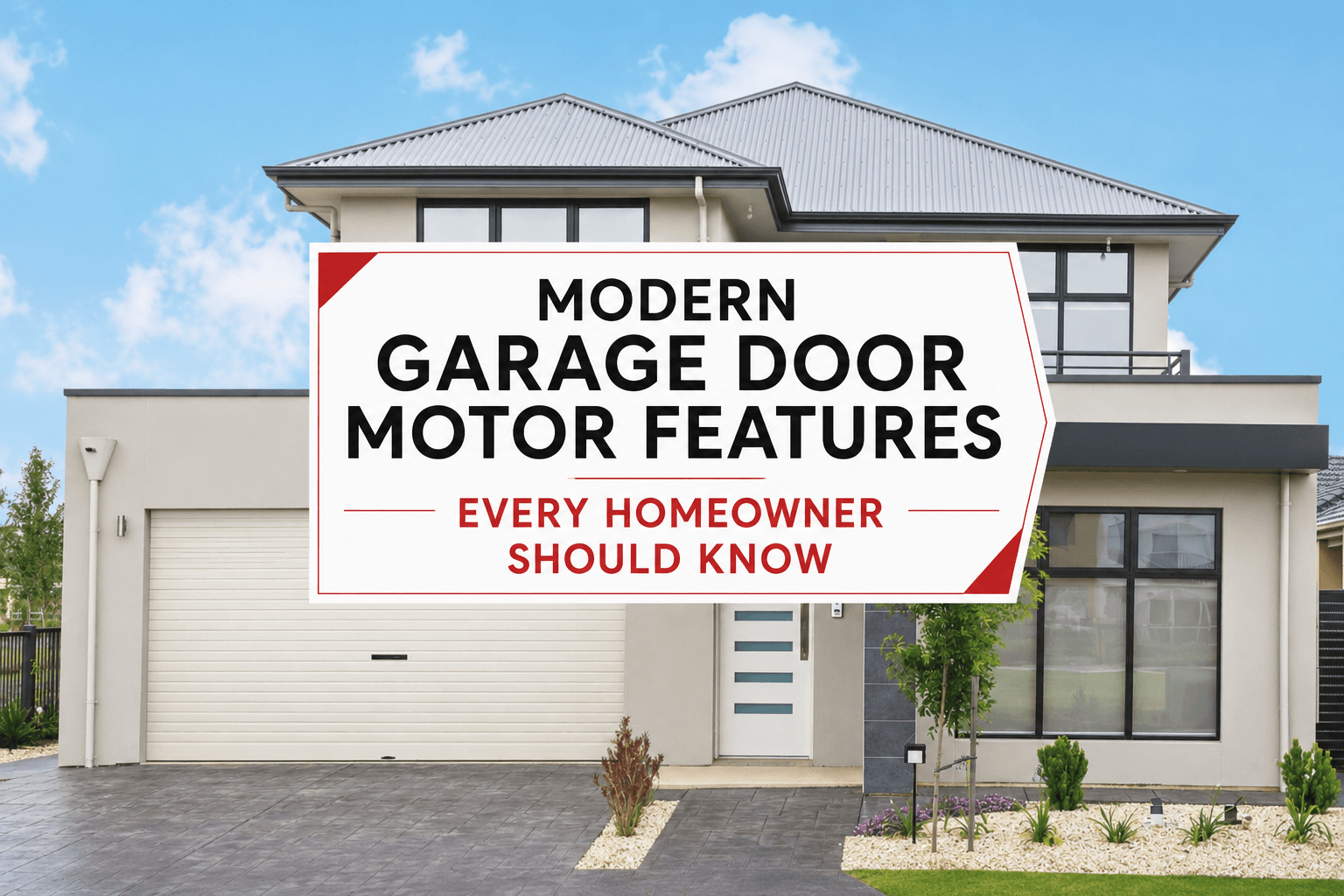 Modern Garage Door Features Every Homeowner should know