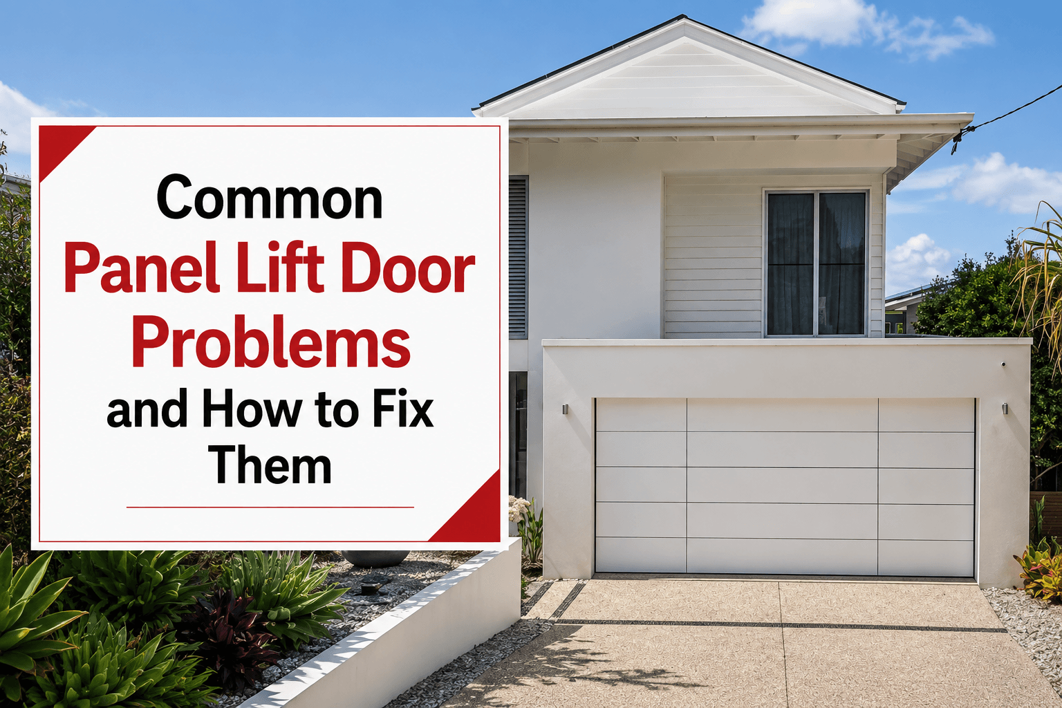 Common Panel Lift Door Problems