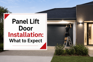panel lift door installations & what to expect