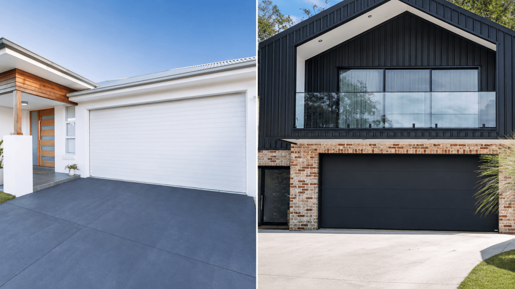 Roller door vs panel door